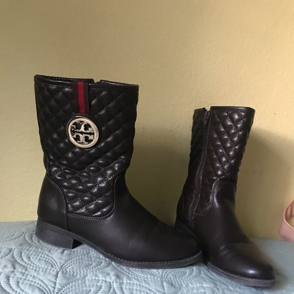Tory Burch dark brown boots